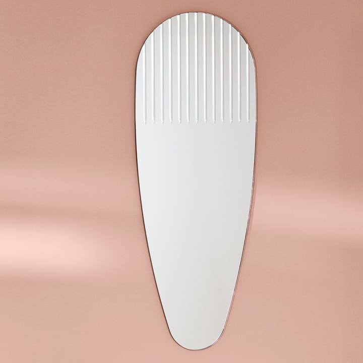 Masquerade Oval mirror, Clear Warm Nordic