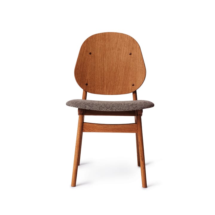 Noble chair - Fabric rusty sprinkles, oiled teak oak legs - Warm Nordic