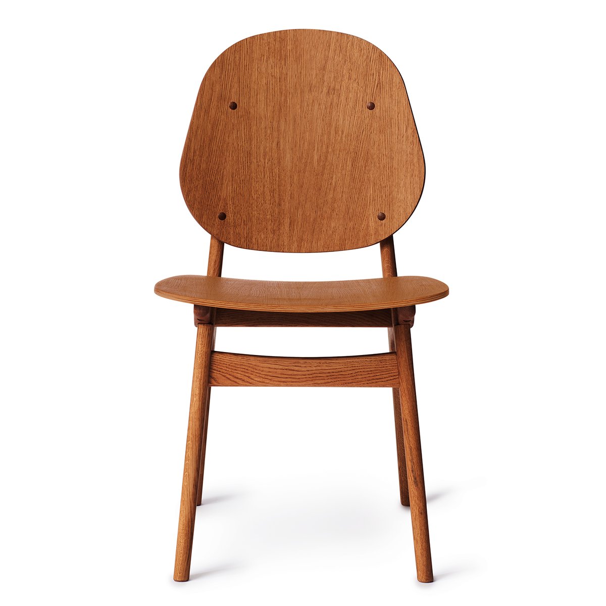 Warm Nordic Noble chair Oiled teak-oak | Scandinavian Design | Chairs | Brown