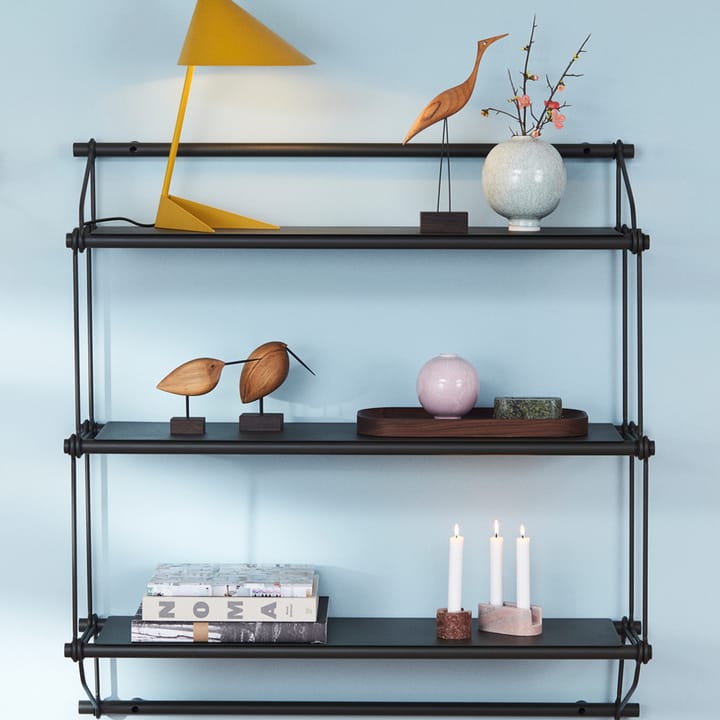 Parade shelf, Oxide red, 1 shelf Warm Nordic