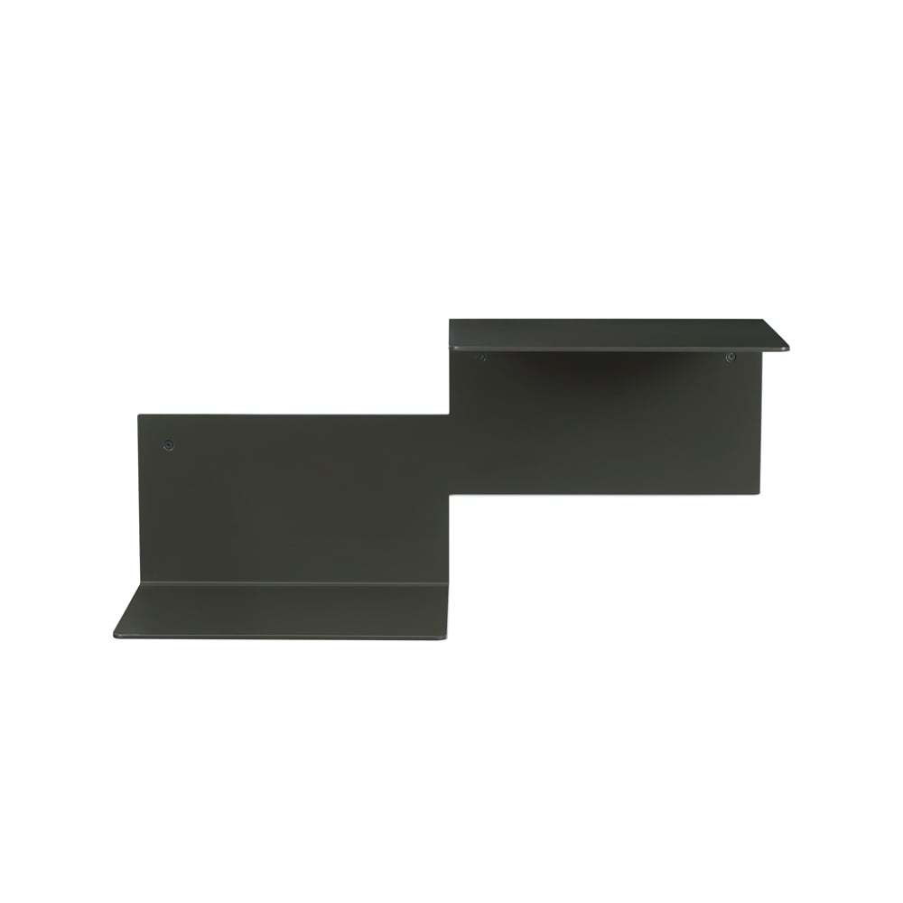 Warm Nordic Repeat shelf Green olive, right | Scandinavian Design | Shelves & shelving systems | Green