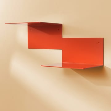 Repeat shelf - Rusty red, left - Warm Nordic