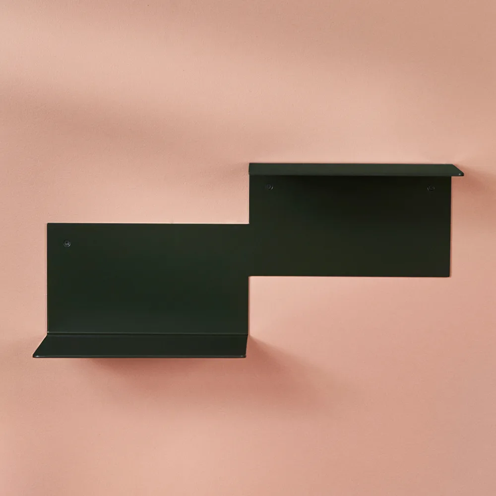 Repeat shelf, Rusty red, left Warm Nordic