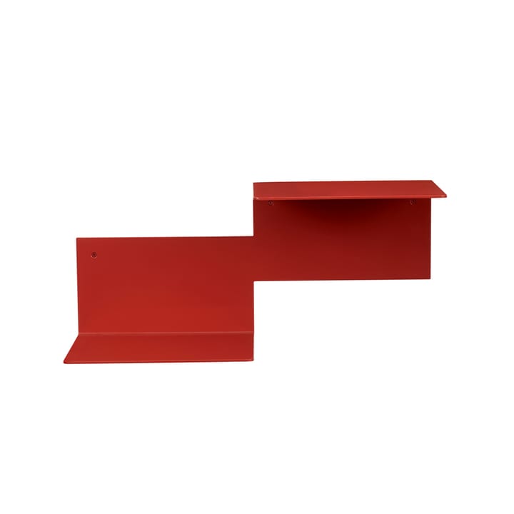 Repeat shelf - Rusty red, right - Warm Nordic