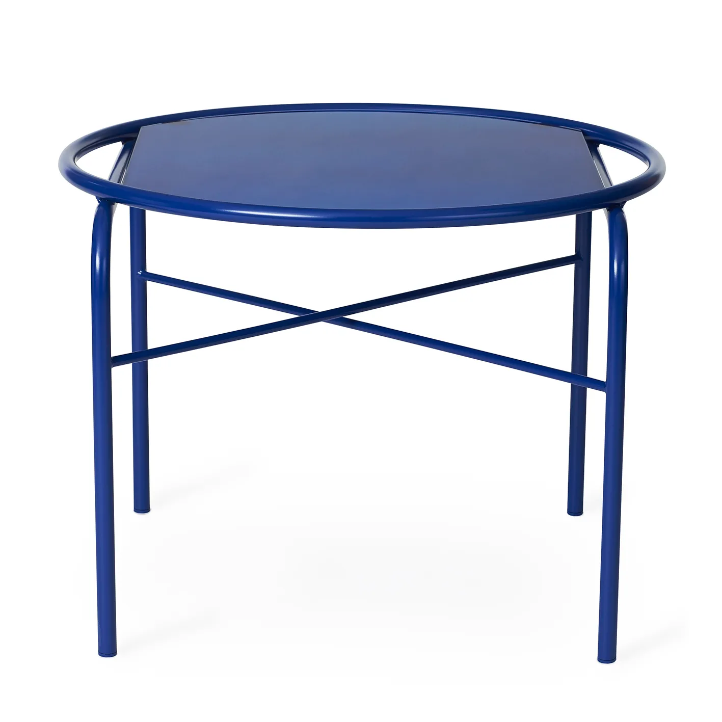 Secant coffee table Ø60 cm, Cobalt blue Warm Nordic