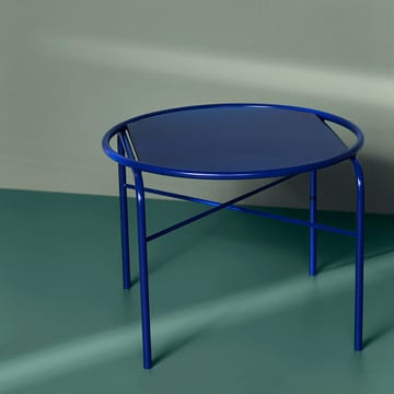 Secant coffee table Ø60 cm - Cobalt blue - Warm Nordic