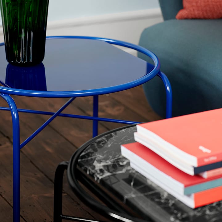 Secant coffee table Ø60 cm - Cobalt blue - Warm Nordic