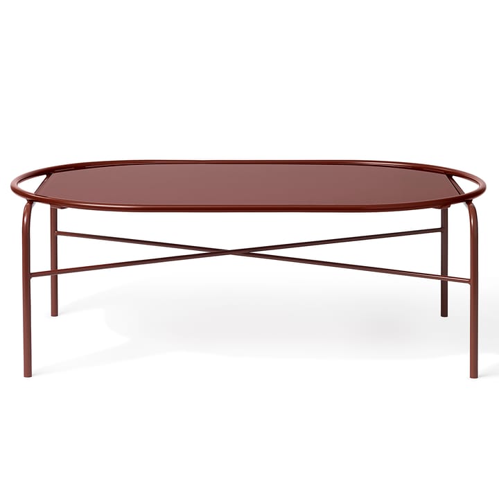 Secant oval coffee table - Redish - Warm Nordic