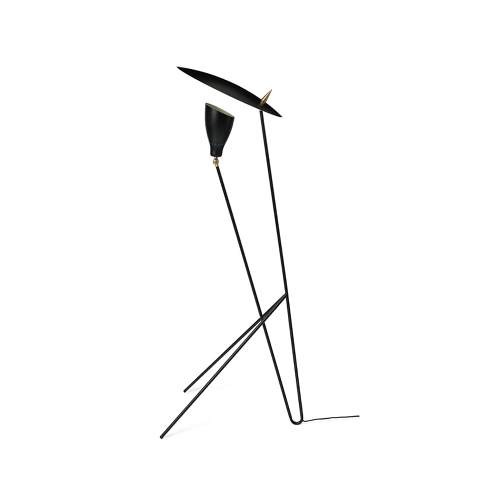Warm Nordic Silhouette floor lamp Black noir | Scandinavian Design | Floor lamps | Black