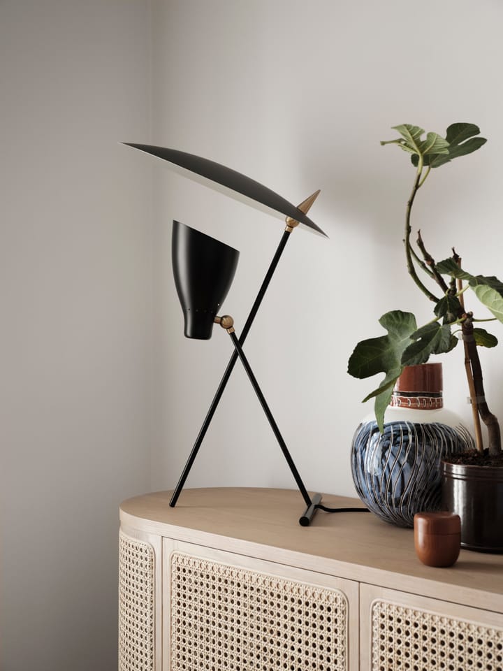 Silhouette table lamp, Black noir Warm Nordic