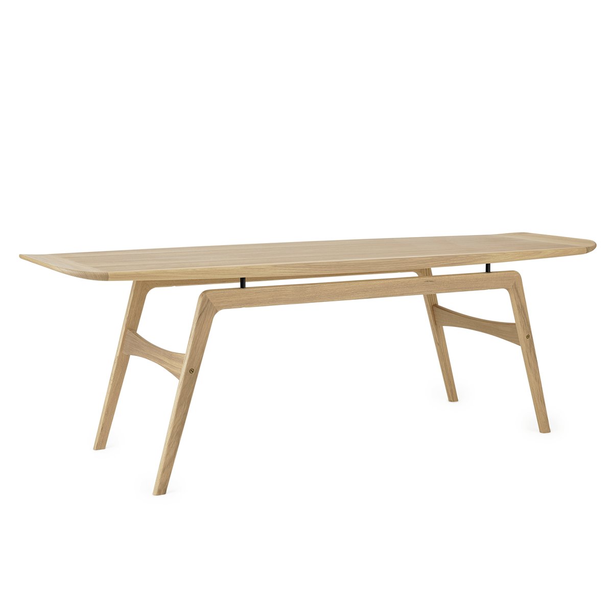 Warm Nordic Surfboard Coffee Table 152x52 cm Oak | Scandinavian Design | Coffee tables | Brown