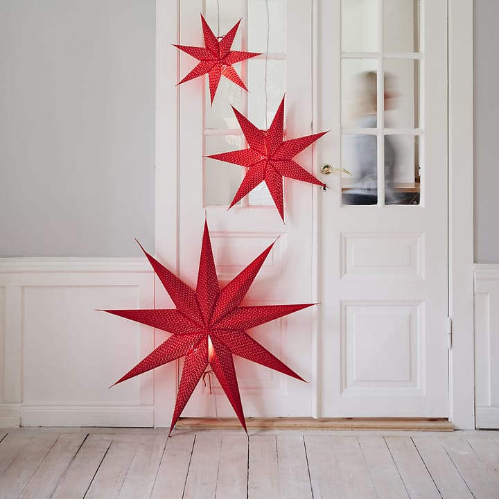 Aino Christmas star slim red - 100 cm - Watt & Veke