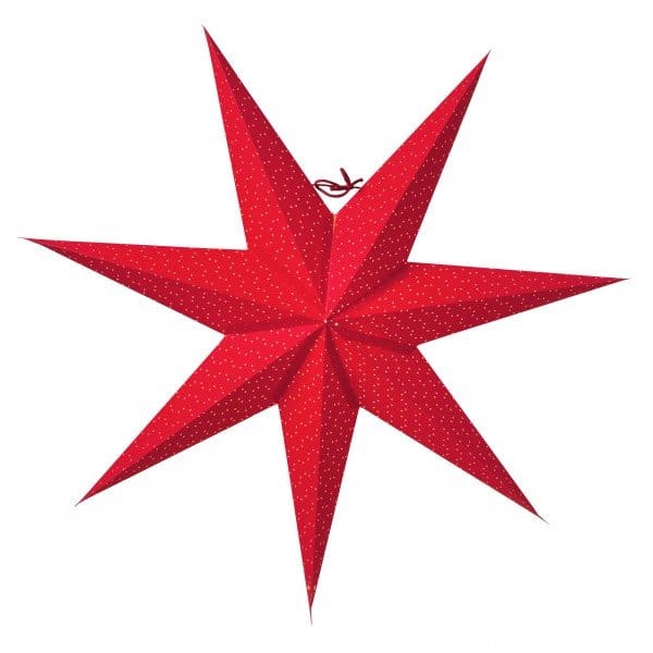 Aino Christmas star slim red - 60 cm - Watt & Veke