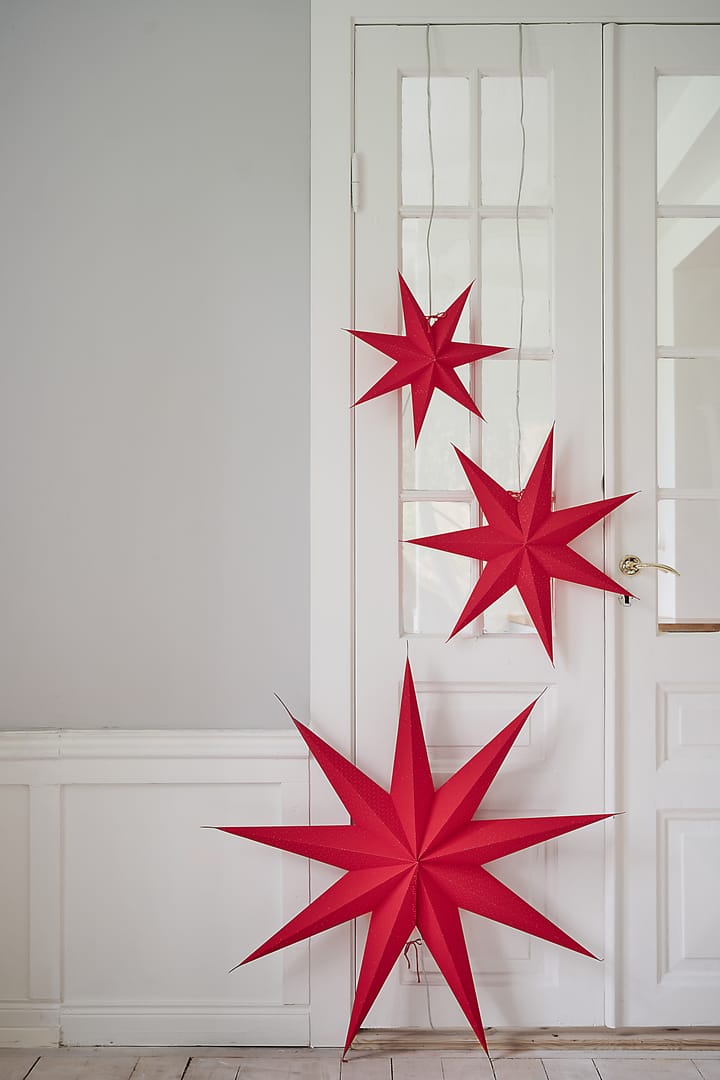 Aino Christmas star slim red - 80 cm - Watt & Veke