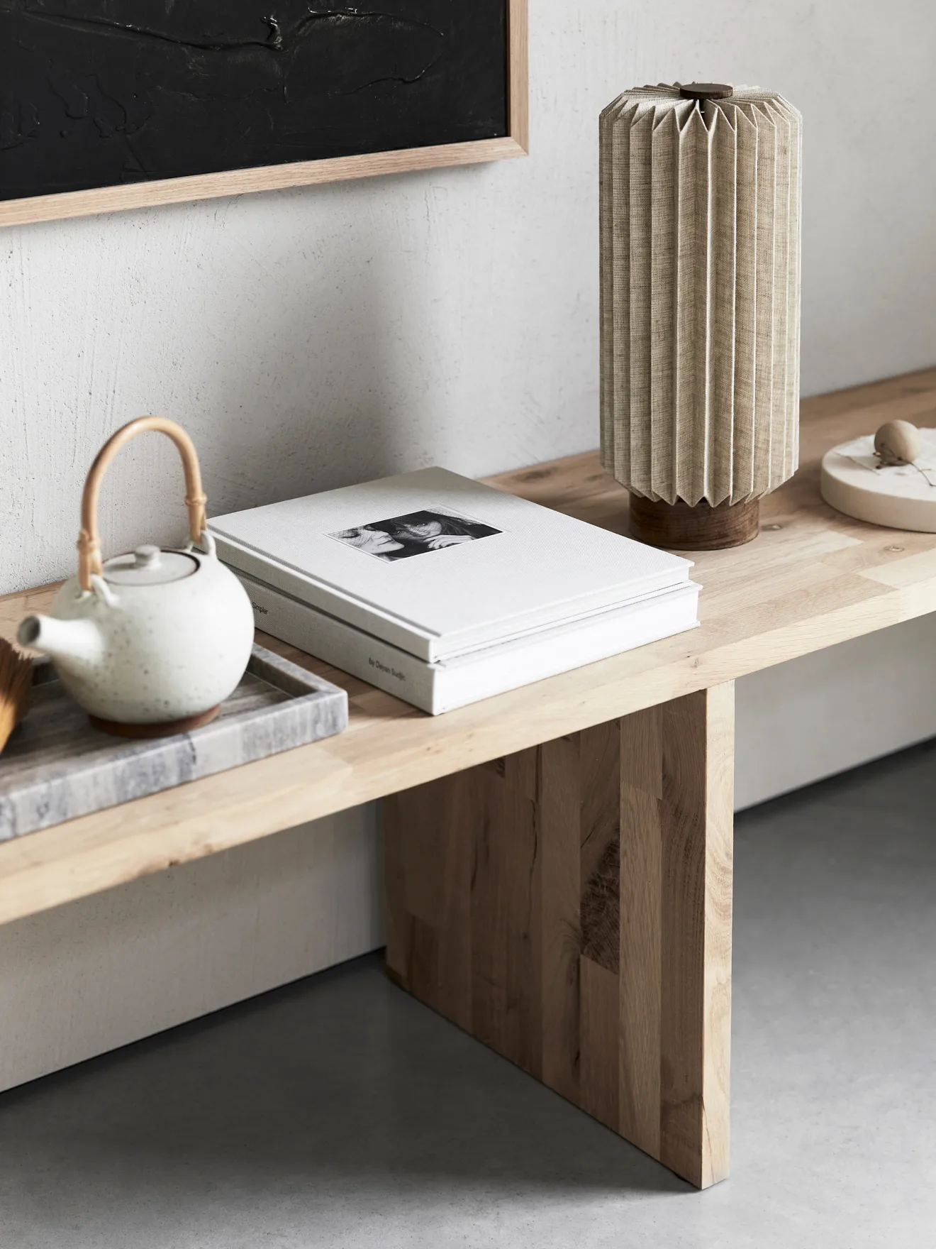 Alba table lamp, Natural, 37 cm Watt & Veke