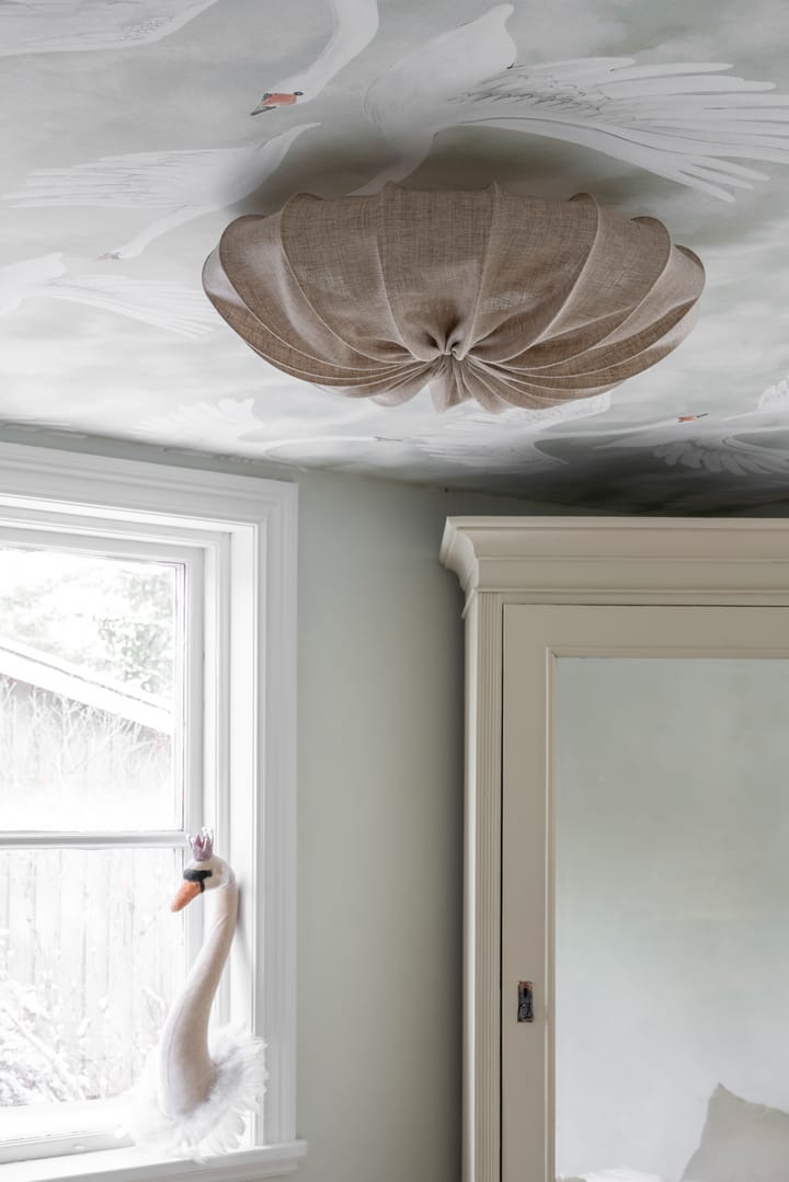 Anna ceiling lamp linen Ø60 cm, Sand Watt & Veke