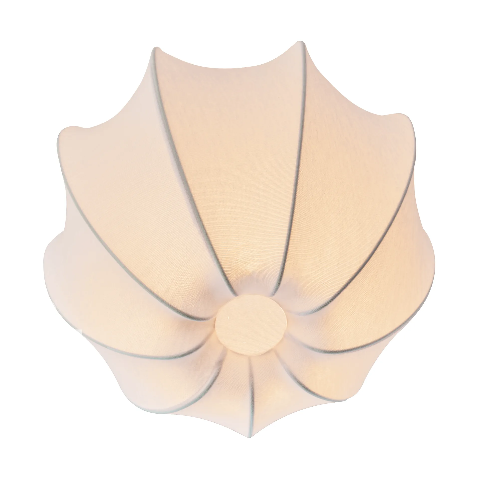 Anna ceiling light mini Ø30 cm, White cotton Watt & Veke