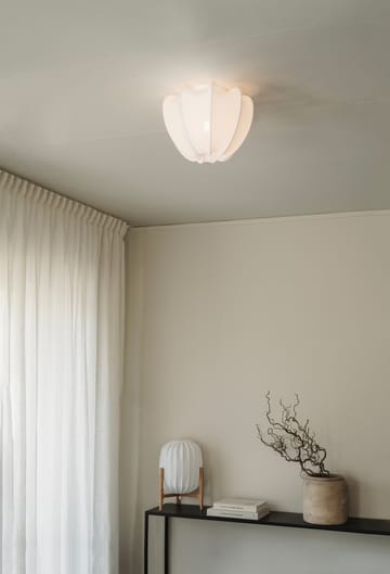 Anna ceiling light mini Ø30 cm - White cotton - Watt & Veke
