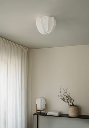 Anna ceiling light mini Ø30 cm - White linen - Watt & Veke