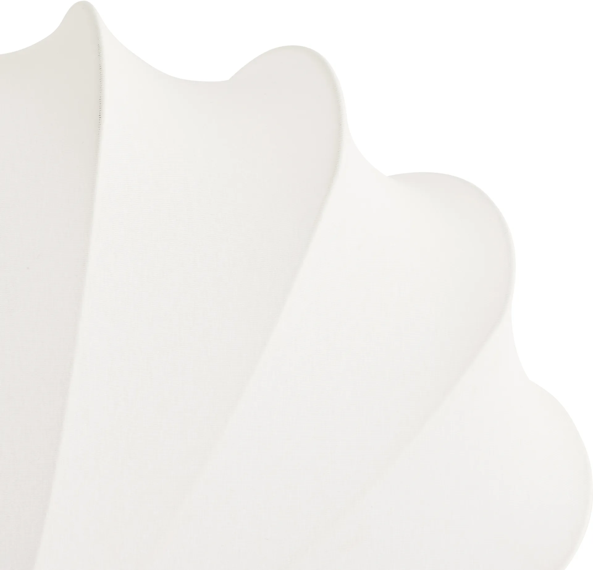 Anna wall lamp L 54 cm, White cotton Watt & Veke