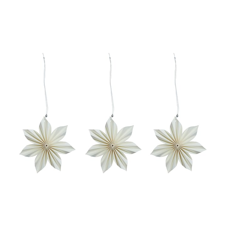 Aurora Christmas decoration 3-pack - White-brown - Watt & Veke