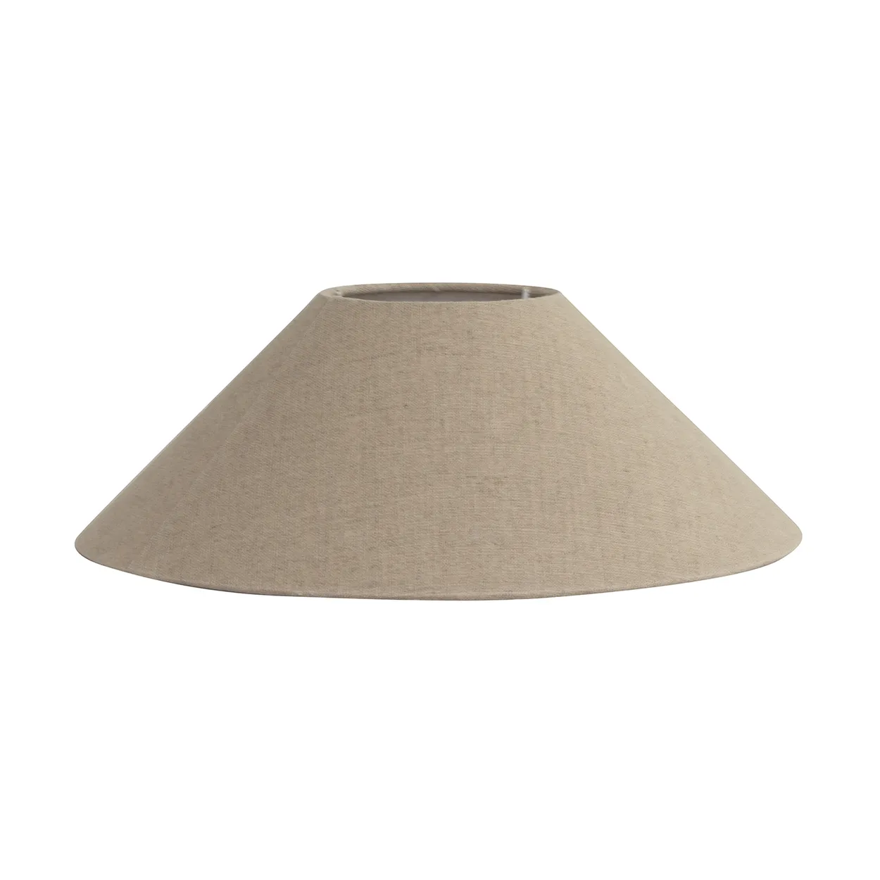 Watt & Veke Basic flat lamp shade o30 cm Natural | Scandinavian Design | Lampshades | Beige