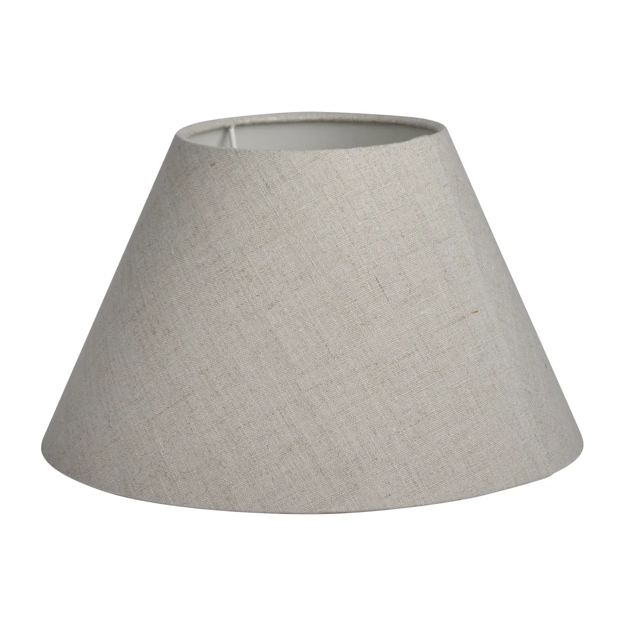 Watt & Veke Basic wide lamp shade o25 cm Natural | Scandinavian Design | Lampshades | White