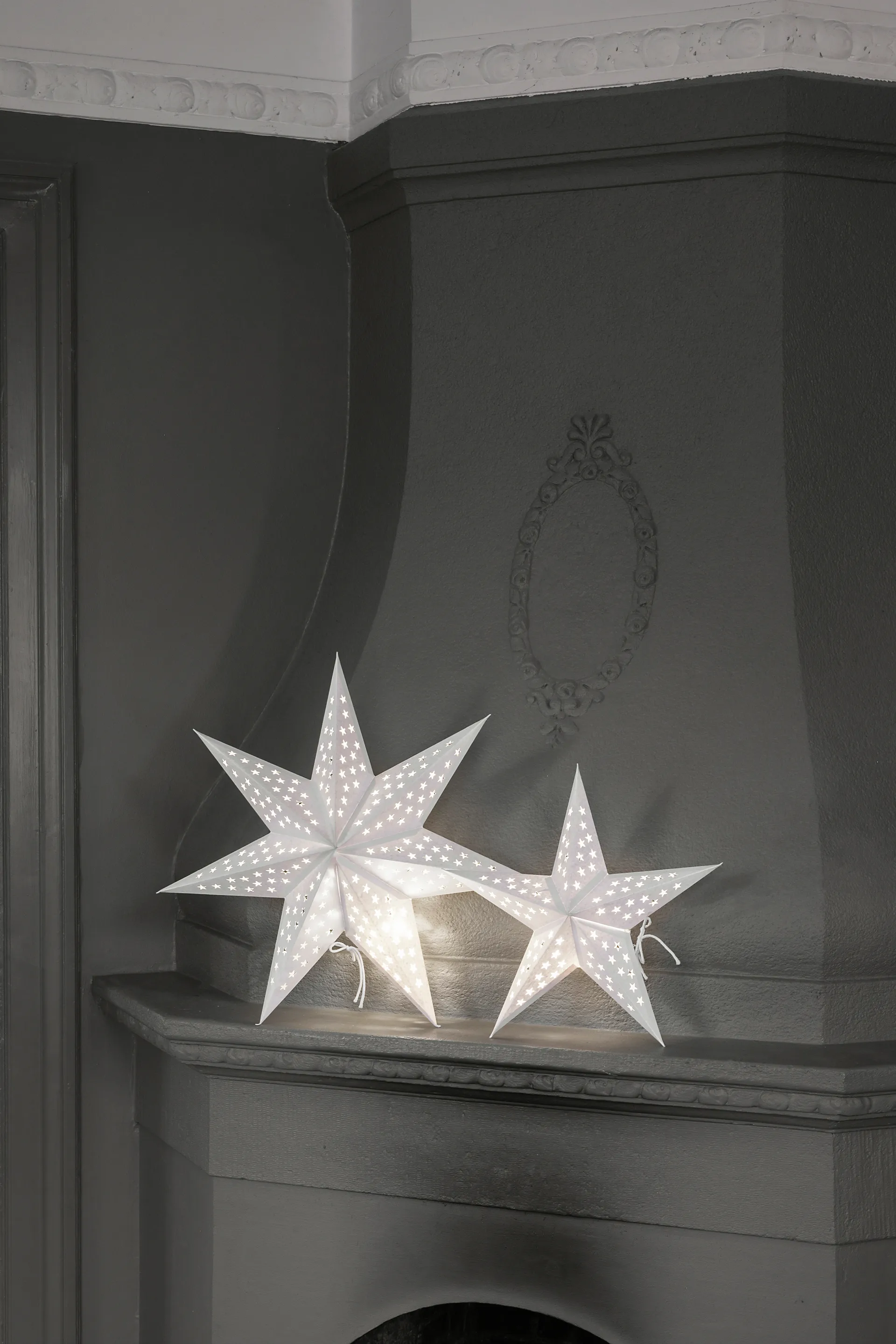 Beata advent star Ø44 cm, White Watt & Veke