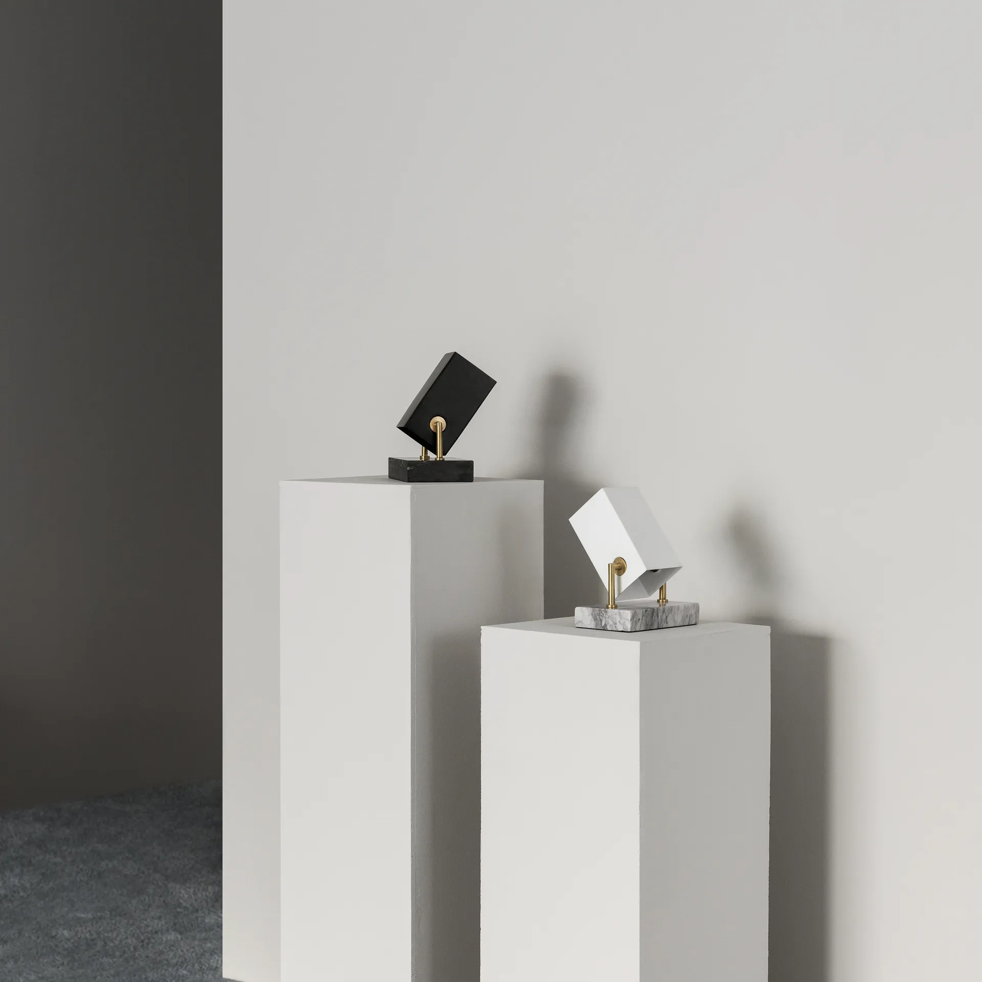 Box floor spotlight, matte white Watt & Veke
