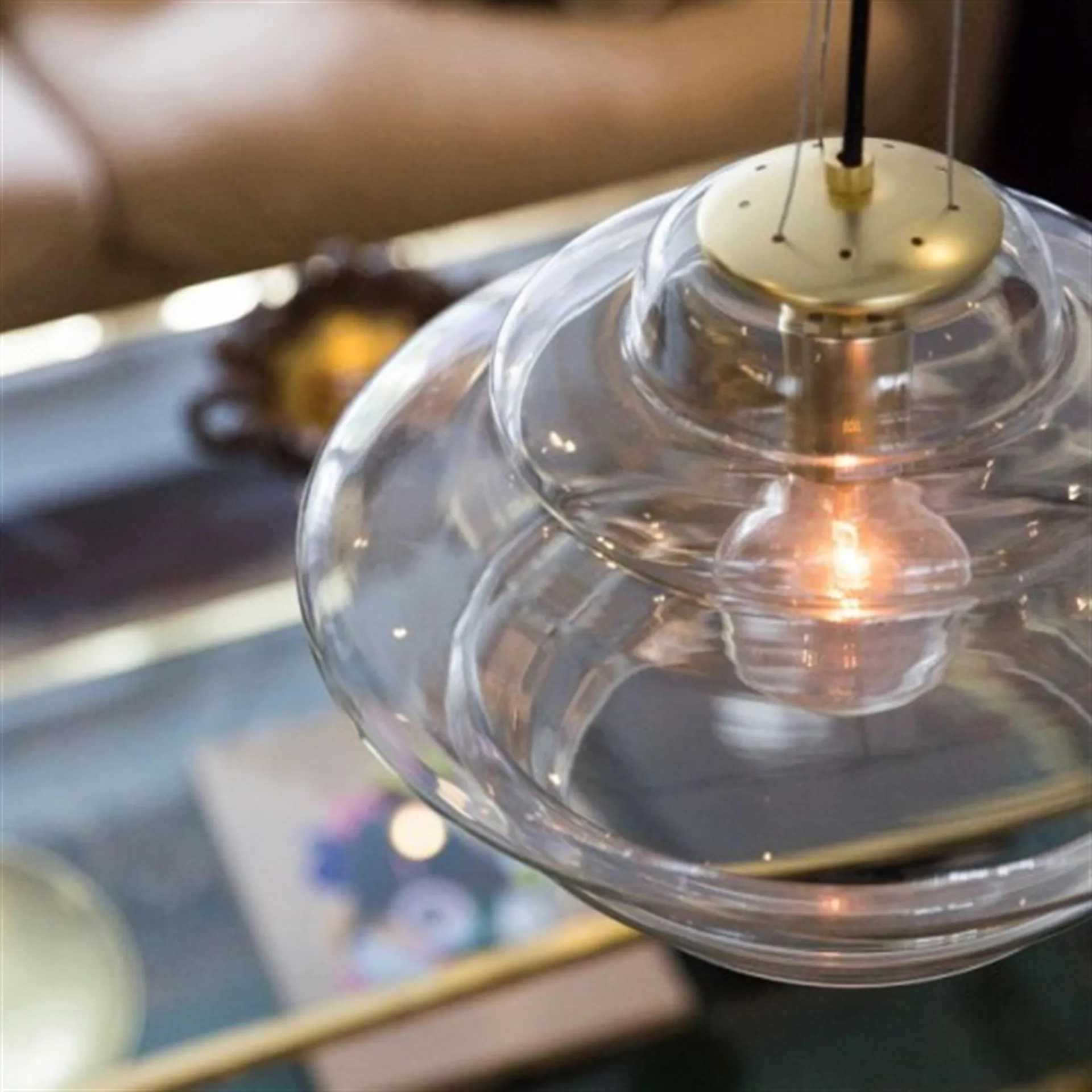 Cindy ceiling lamp, clear Watt & Veke