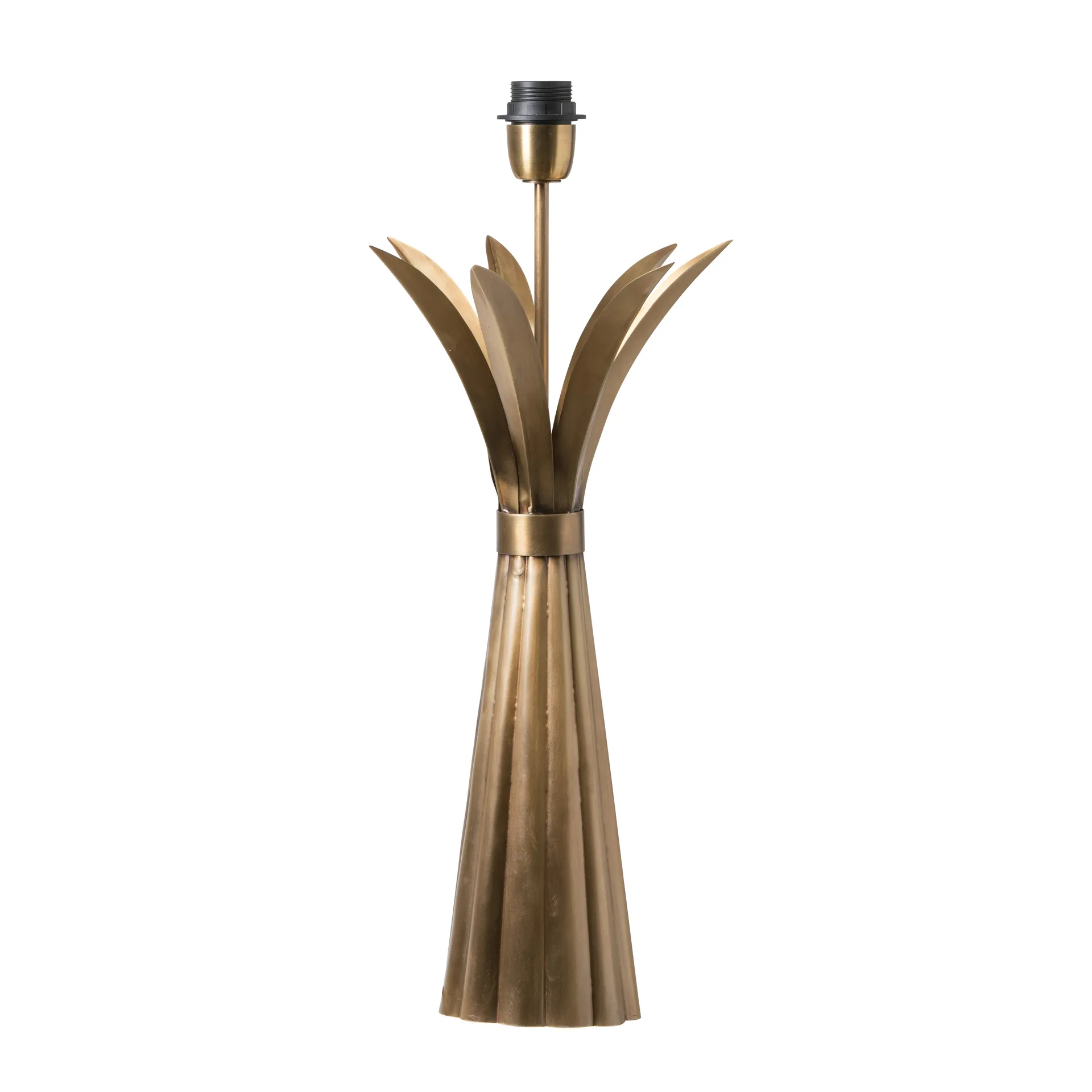 Claire lamp base, antique brass Watt & Veke