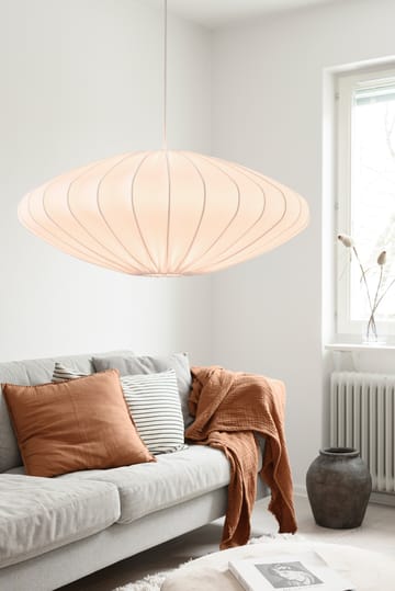 Ellipse lamp shade 65 cm cotton - White - Watt & Veke