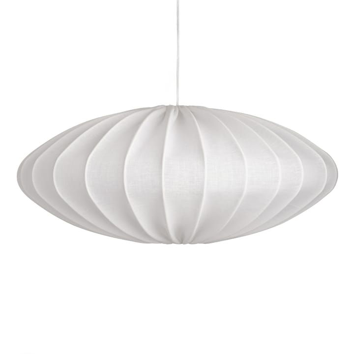 Ellipse lamp shade 65 cm linen - White - Watt & Veke