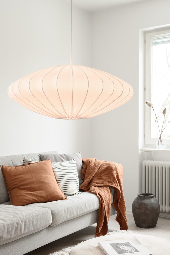 Ellipse lamp shade 65 cm linen - White - Watt & Veke