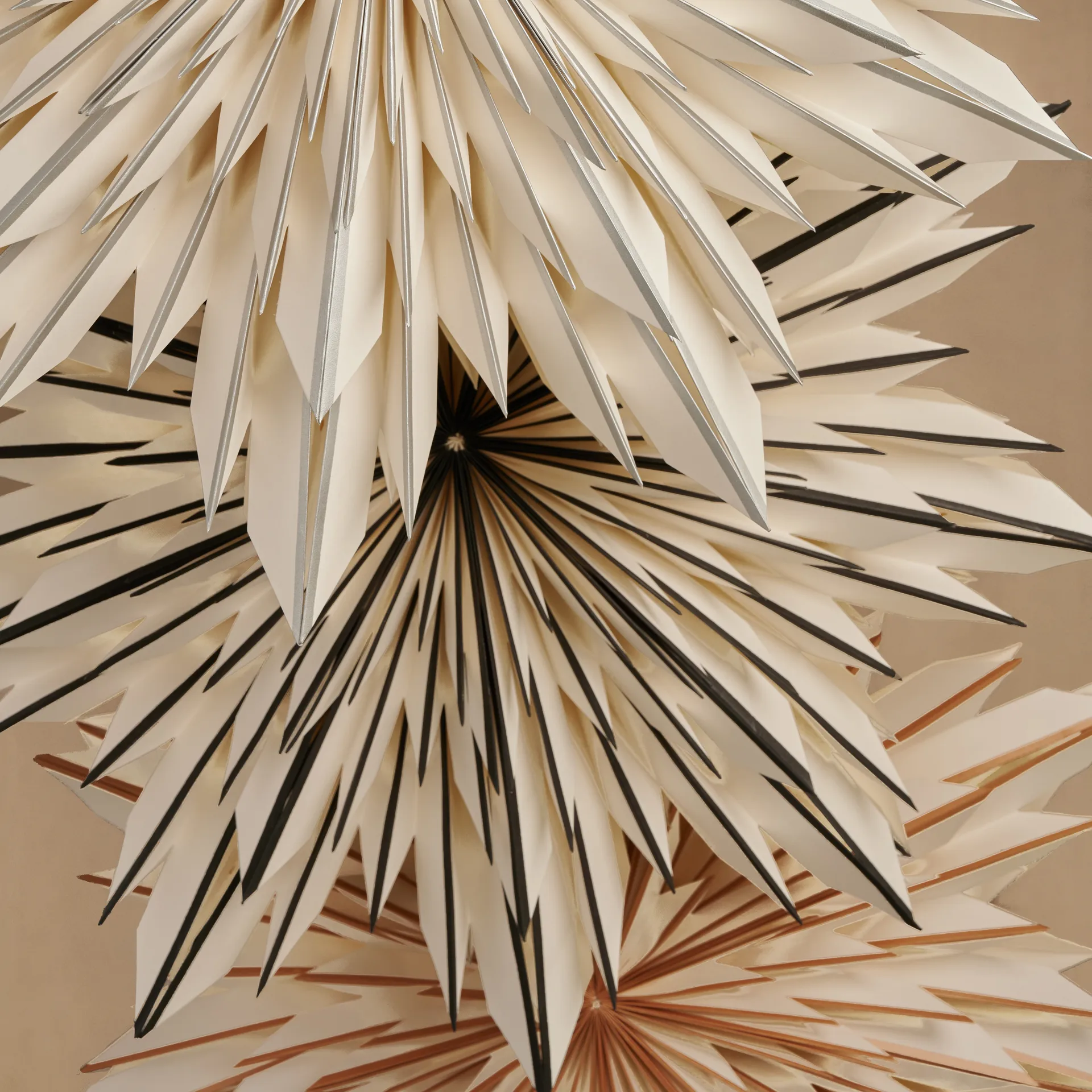 Elsa advent star 60 cm, gold-white Watt & Veke