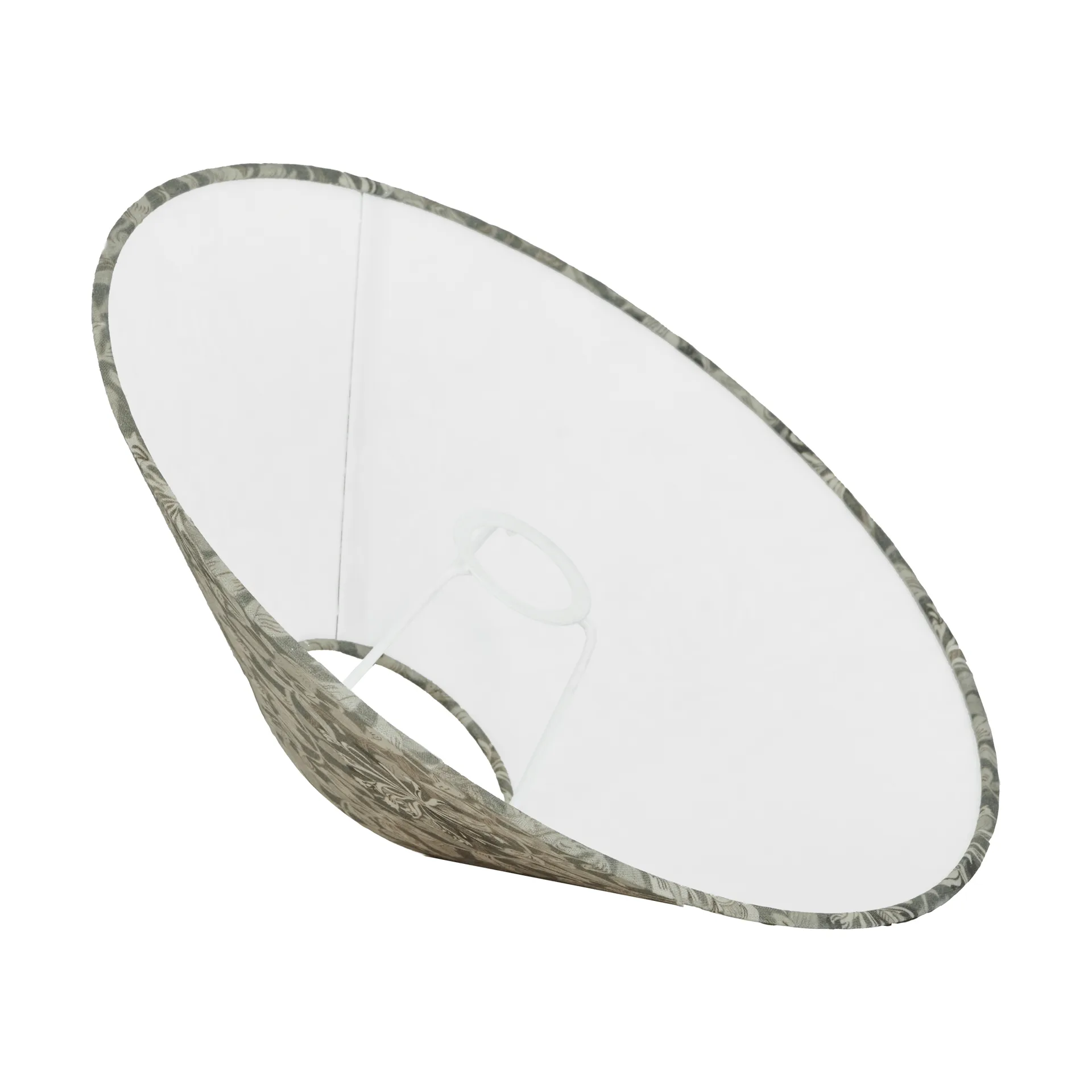 Flat shade lampshade, Honeysuckle beige, Ø36x10 cm Watt & Veke
