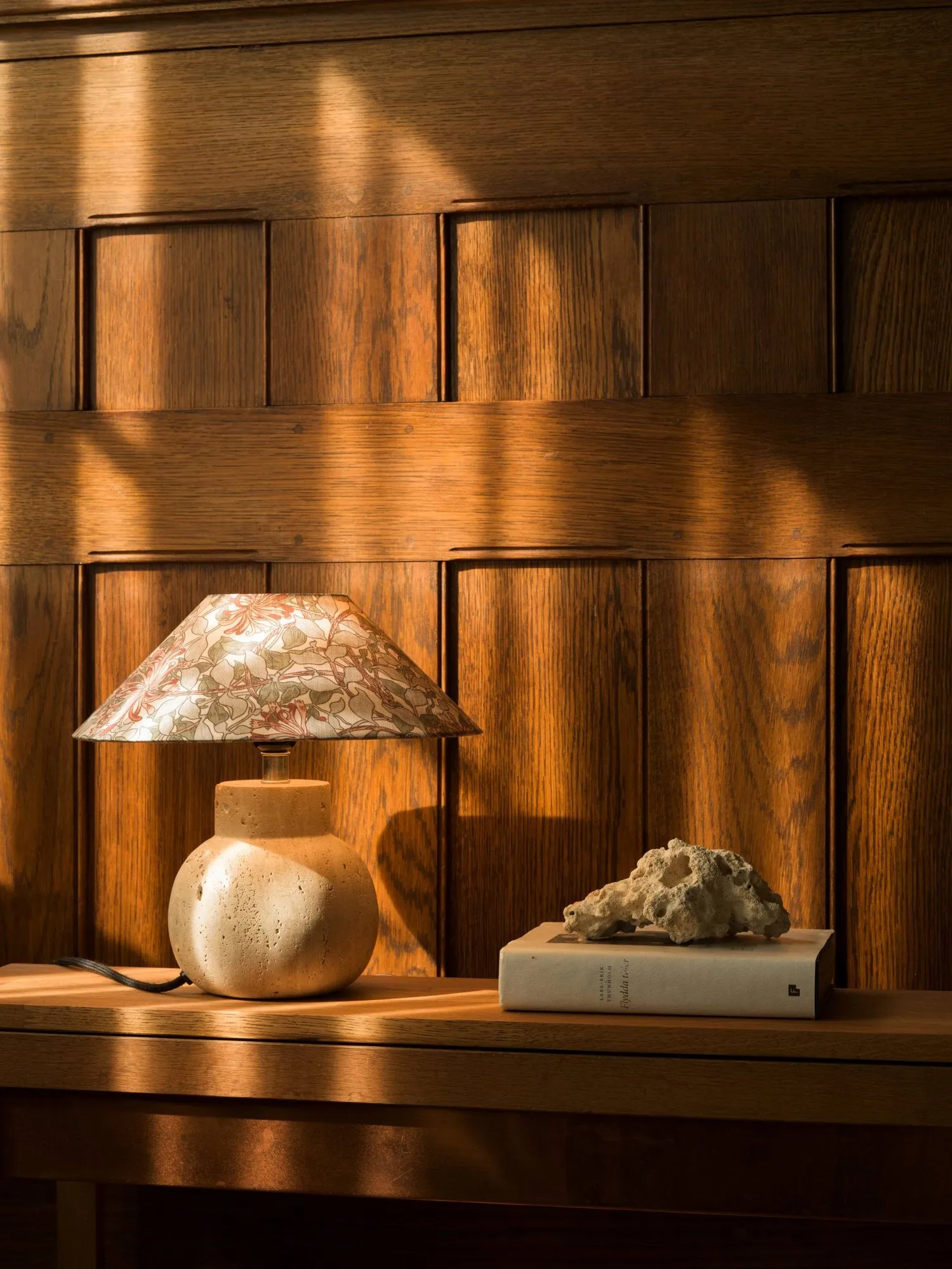 Flat shade lampshade, Honeysuckle blush, Ø30x9 cm Watt & Veke