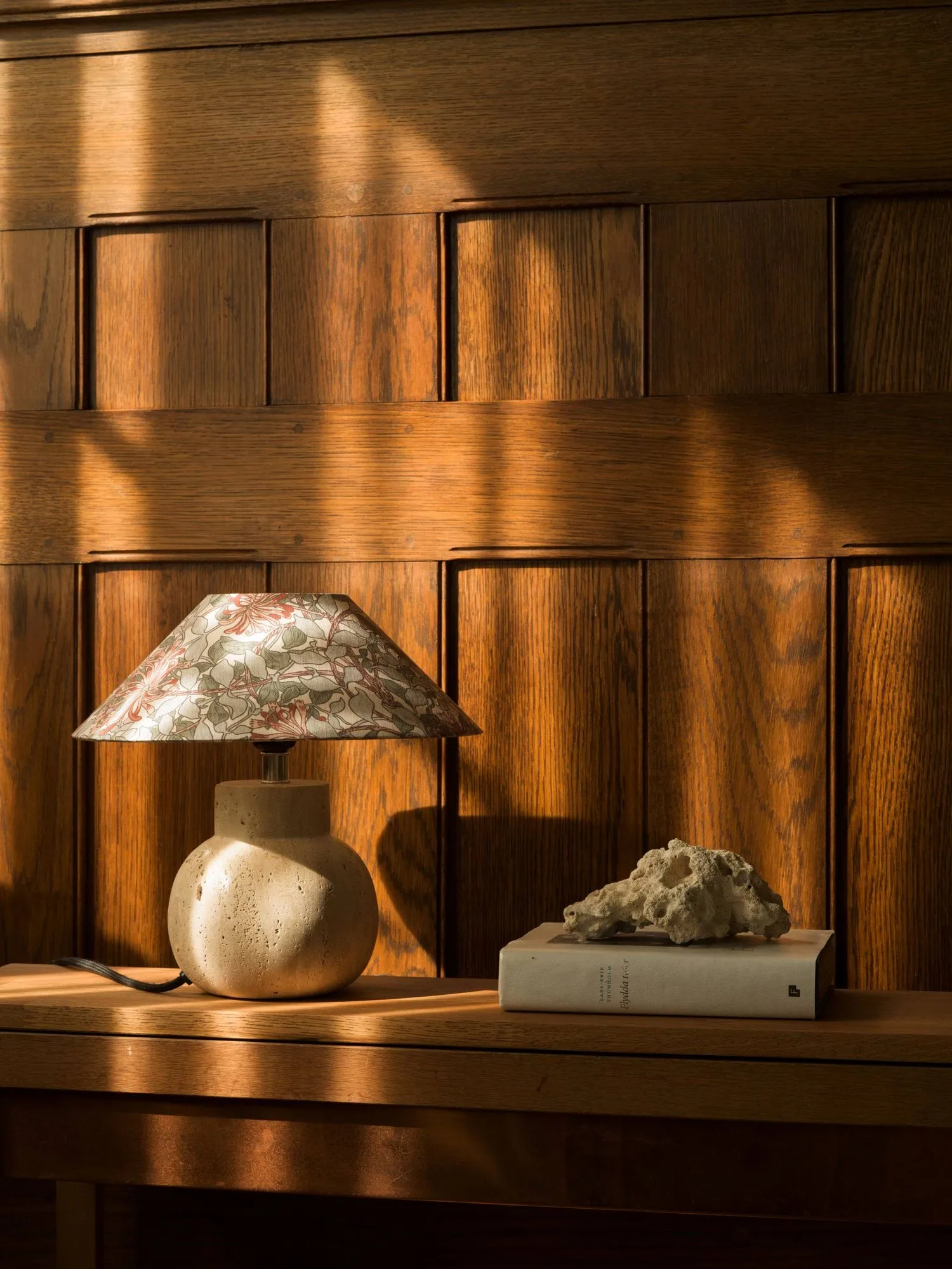 Flat shade lampshade, Honeysuckle blush, Ø30x9 cm Watt & Veke