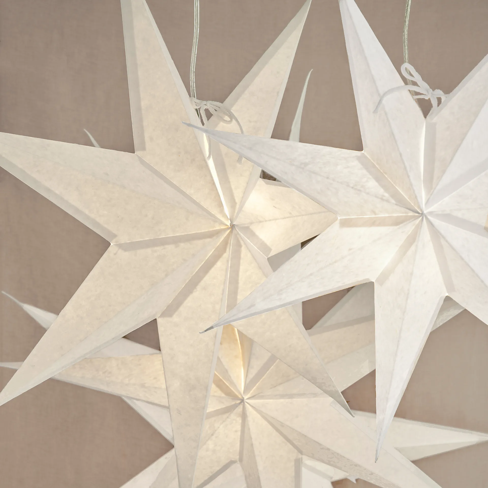 Greta Christmas star white, 60 cm Watt & Veke