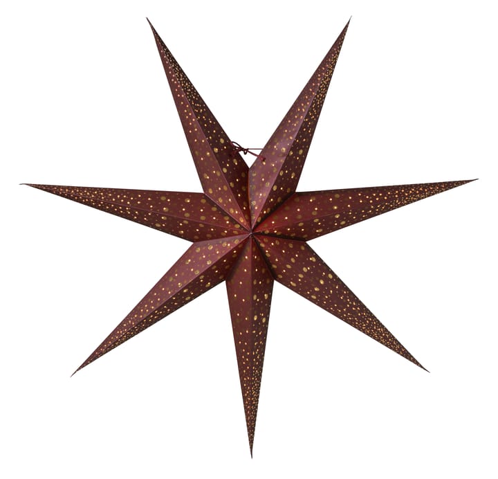 Isadora slim advent star - burgundy - Watt & Veke