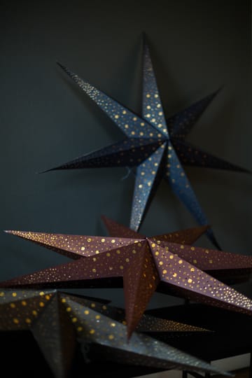 Isadora slim advent star - burgundy - Watt & Veke