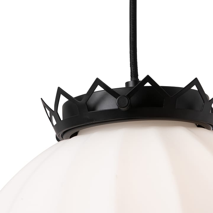 Karl Filip ceiling lamp - opal glass/black - Watt & Veke