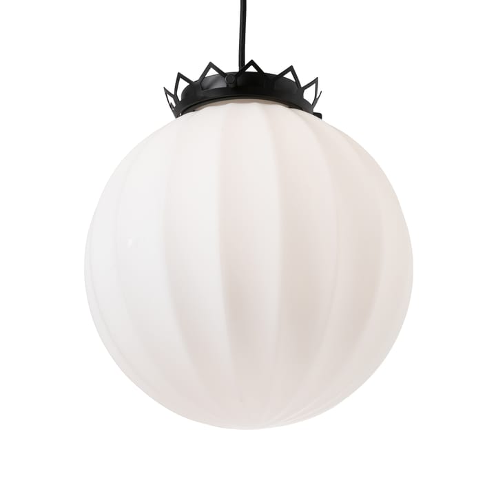 Karl Filip ceiling lamp - opal glass/black - Watt & Veke