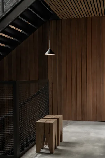 Kuro pendant lamp - Black, Ø17x9 cm - Watt & Veke