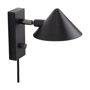 Kuro wall lamp - Black, Ø14x16 cm, read - Watt & Veke