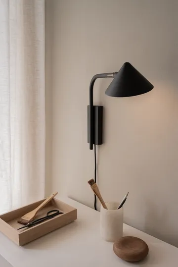Kuro wall lamp - Black, Ø14x32 cm, wall - Watt & Veke
