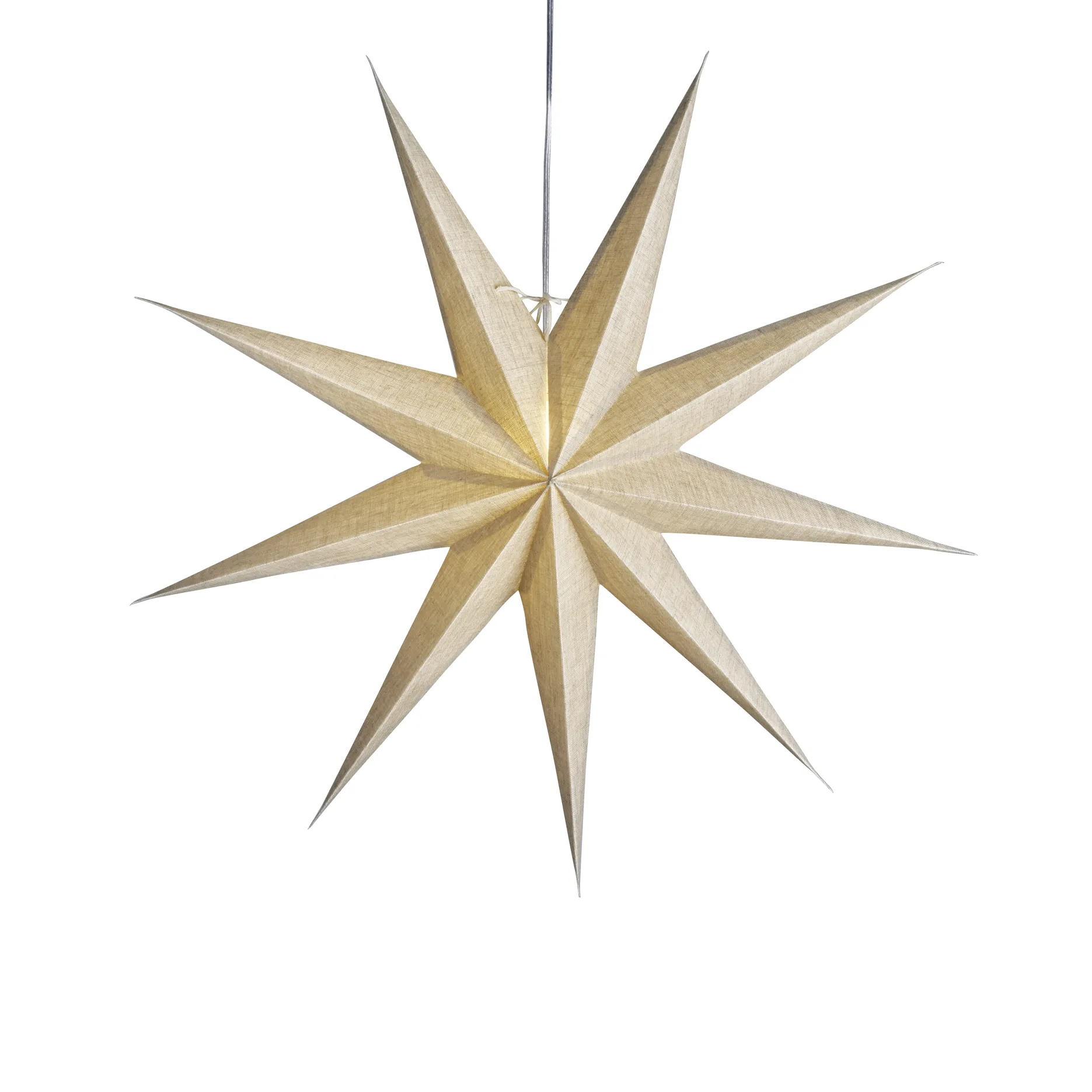Lina advent star Ø60 cm, Natural Watt & Veke