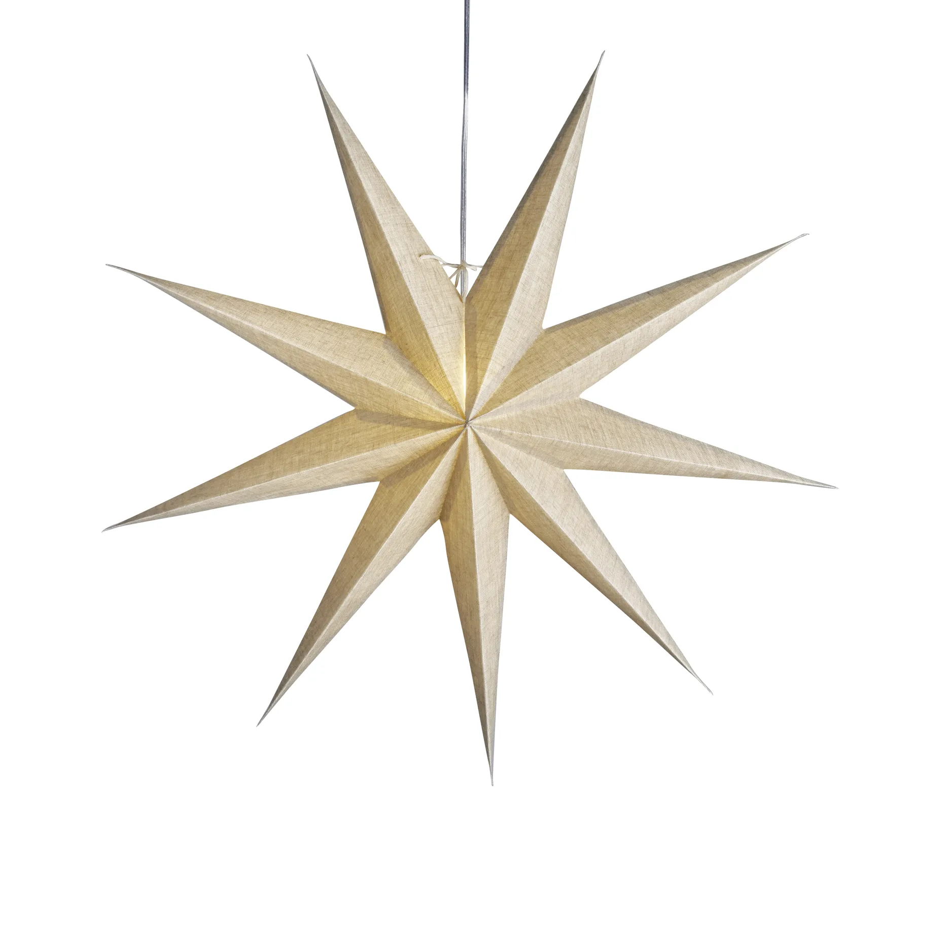 Lina advent star Ø80 cm, Natural Watt & Veke