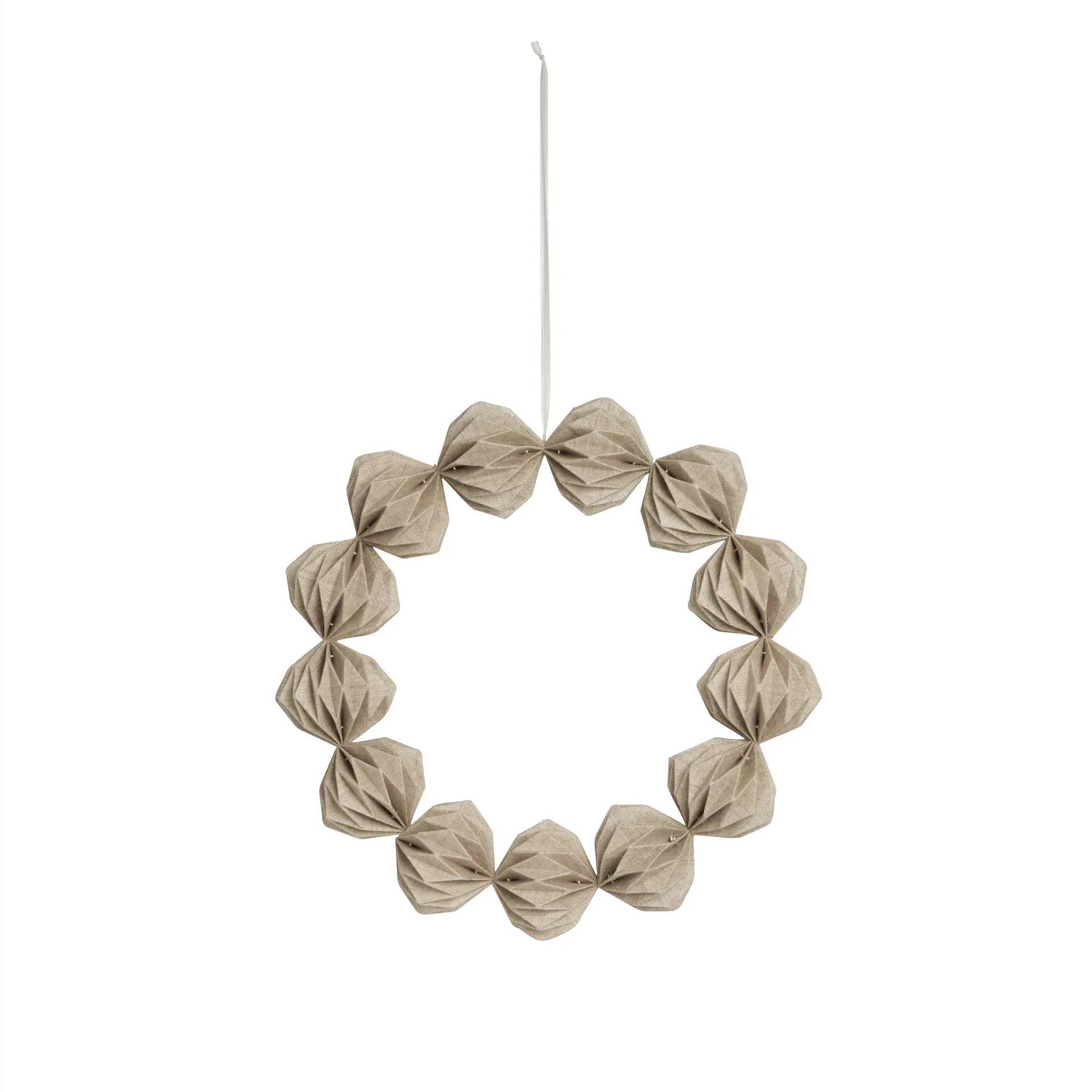 Linn wreath Ø40 cm, Natural Watt & Veke