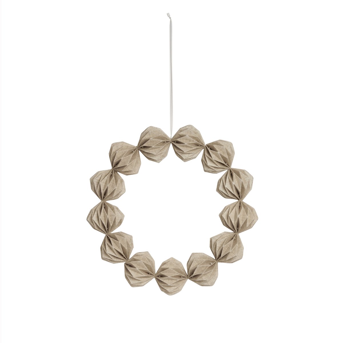 Watt & Veke Linn wreath o40 cm Natural | Scandinavian Design | Christmas decorations | Beige